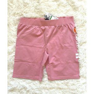 Ellesse Heritage Large Sea Pink Logo Cotton Bike Cycle Shorts